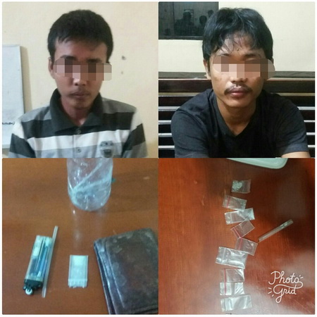 Polsek Tapung Ciduk Pelaku Narkoba di Desa Petapahan Jaya
